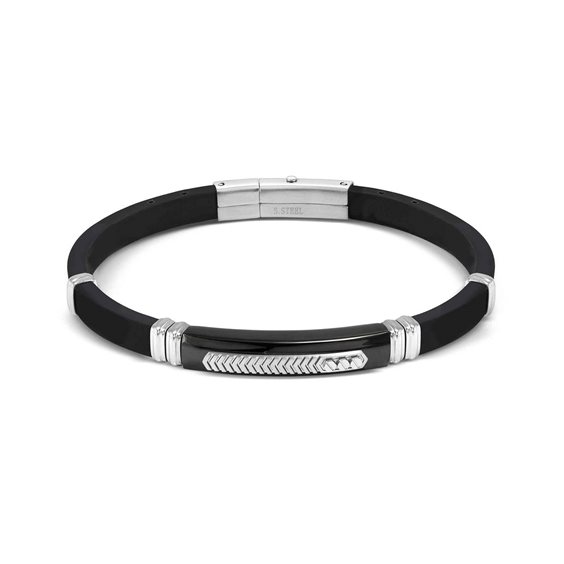 Bracciale Nomination Uomo City in Caucciù 028818/075 - 028818/075